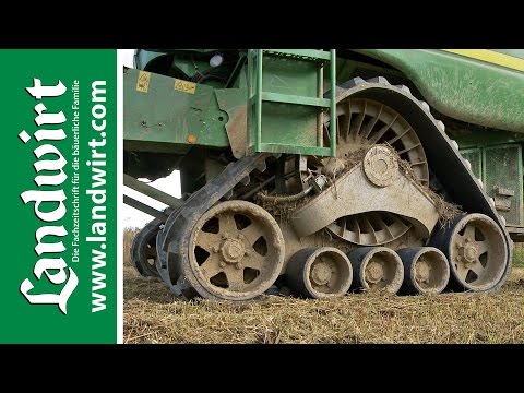 Mähdrescher mit Raupenfahrwerk | landwirt.com
