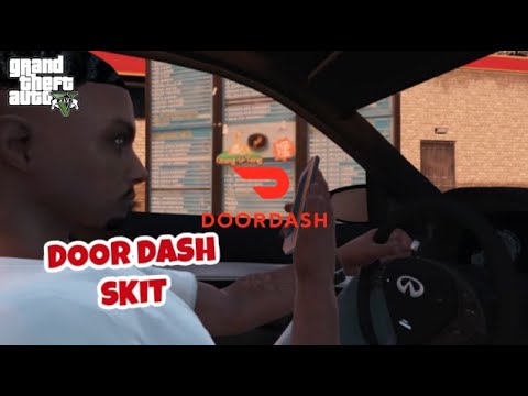 GTA 5 Door Dash Funny Skit by Drama 🎮