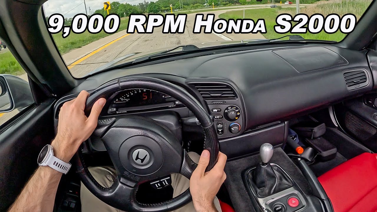 2001 Honda S2000 AP1 at 9,000RPM 🚗