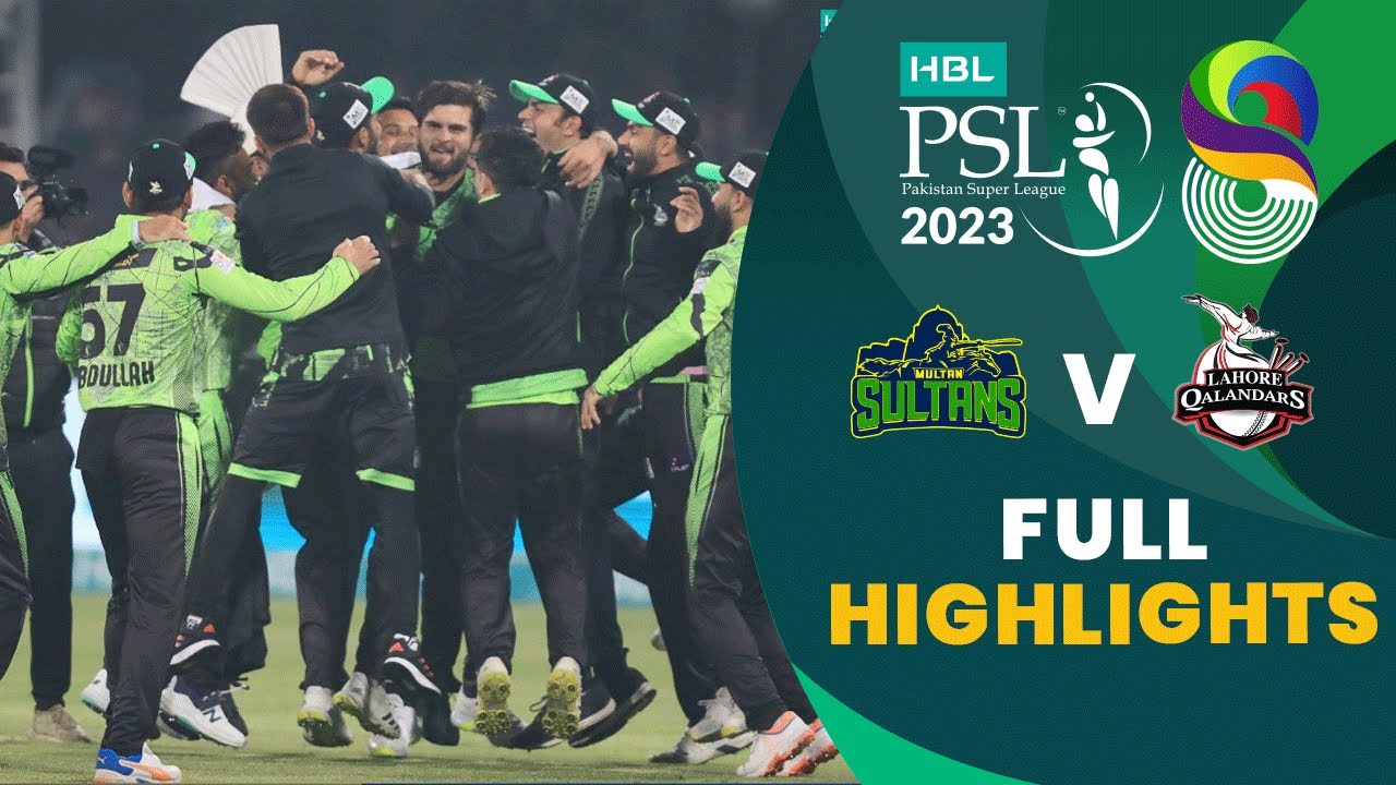 Exciting Full Highlights: Multan Sultans vs Lahore Qalandars | HBL PSL 8 Final Match 34 🏏
