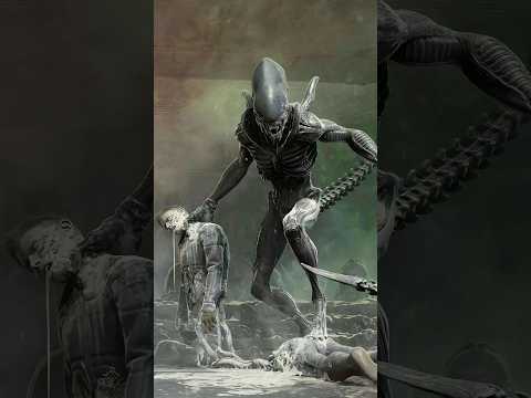 What makes humans and Xenomorphs relatives? #movie #scifi #alien