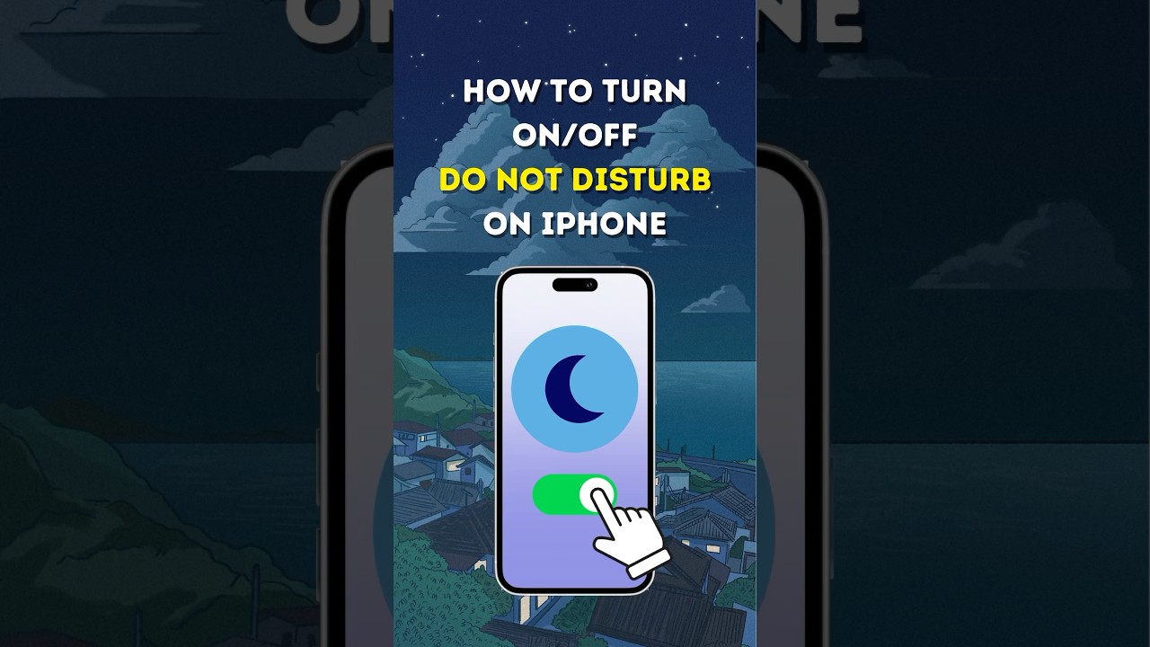 Toggle Do Not Disturb on iPhone Easily