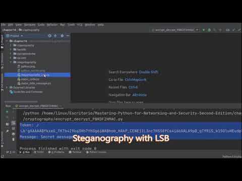 Mastering Python for Networking and Security - Second Edition | 14. Cryptography and Steganography
