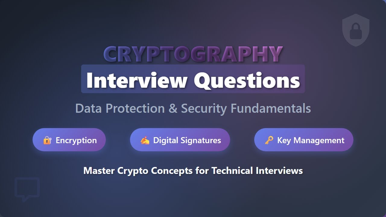 Cryptography Interview Questions: Essential Data Protection and Security Concepts