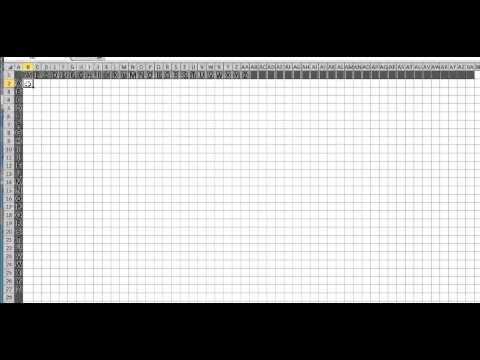 Create Vigenere Square in Excel