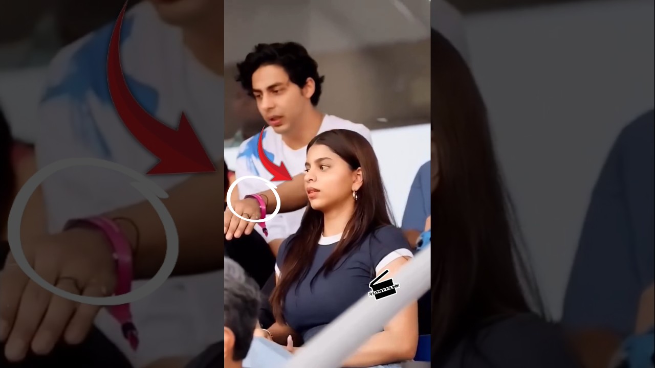 Aryan & Suhana Khan at SRK Cricket Stadium 😻