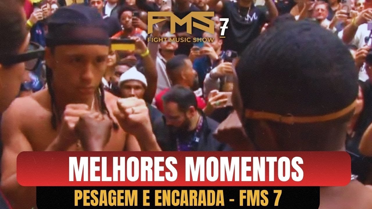 🔥 Melhores Momentos da Pesagem e Encarada do FMS 7 - Imperdível!