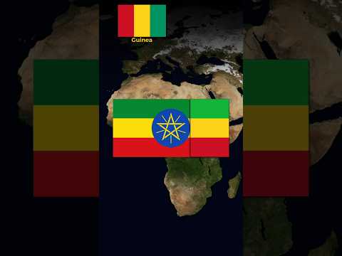 Hidden Countries Flags from Ethiopia Flag...#shorts