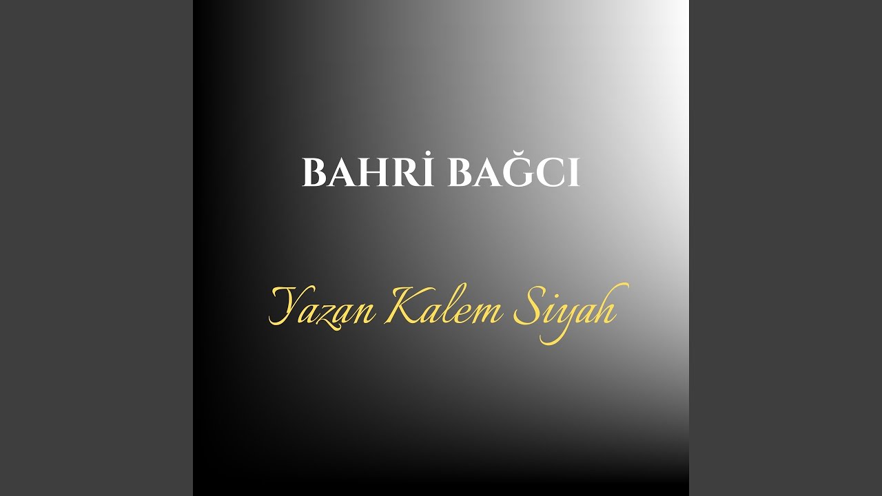 Yazan Kalem Siyah by Bahri Bağcı ✍️