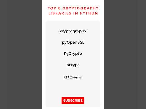 Top 5 Cryptography Libraries in Python #Shorts