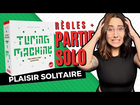 RÈGLES + PARTIE SOLO TURING MACHINE - SCORPION MASQUÉ | Mes plaisirs solitaires