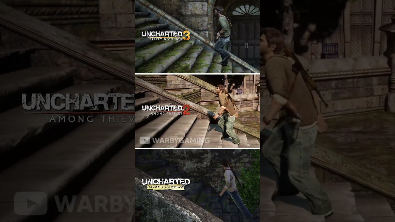 Uncharted Series Showdown: Which Game Has the Best Stairs Physics? ๐งโโ๏ธ