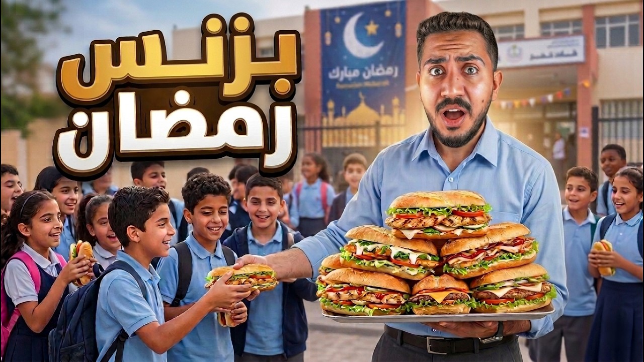 قصص الطفوله - عملت اكل للطلاب المفطرين برمضان 😂 !