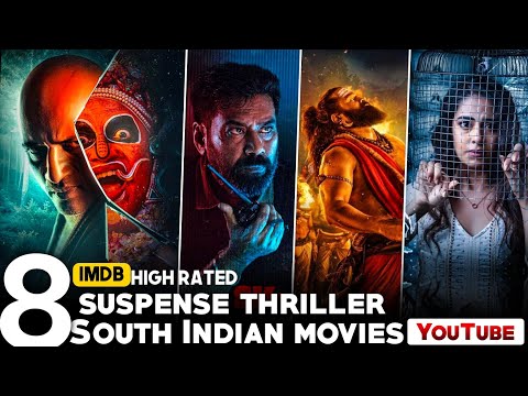 Top 8 new south indian suspense thriller movies in hindi 2025| investigation thriller movies