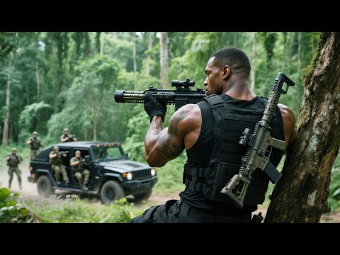 動作電影!恐怖分子叢林伏擊特種兵,不料特種兵絕地反擊,一舉殲滅所有敵人