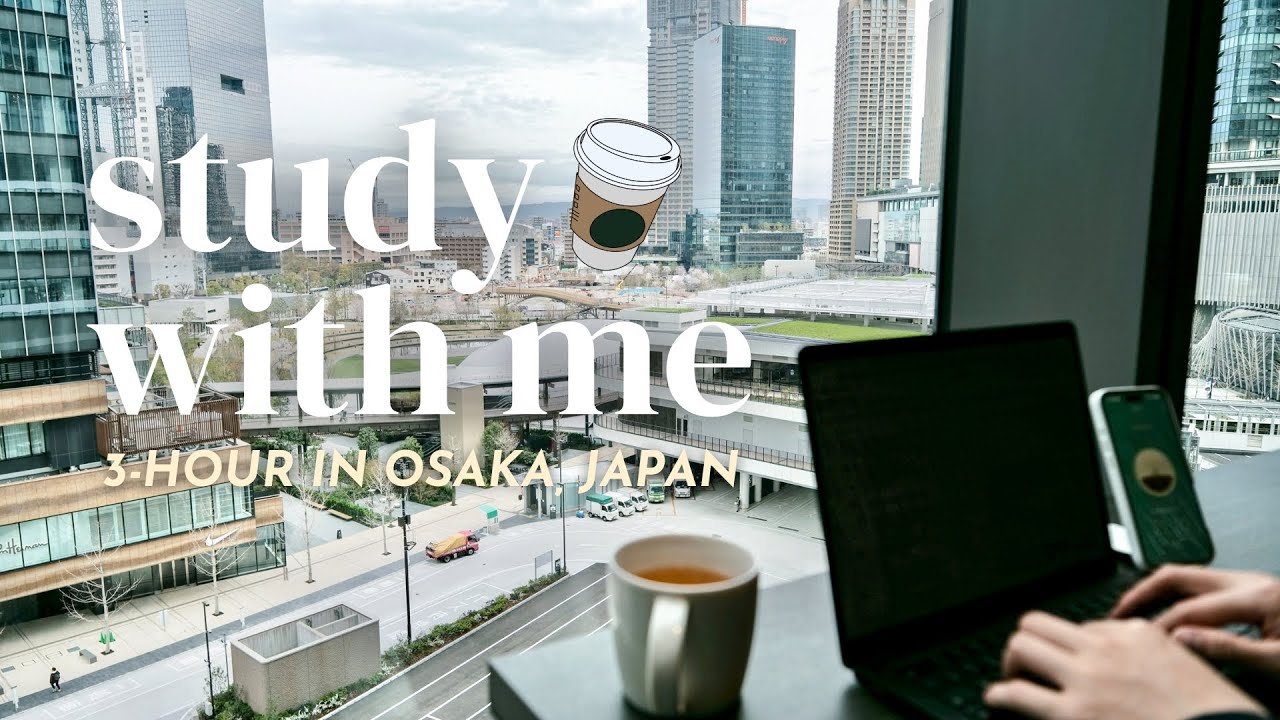 3-Hour Study Session at Osaka's Tsutaya Bookstore 📚