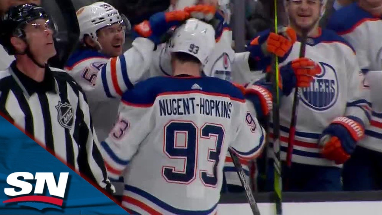 Oilers' Nugent-Hopkins Hits 100 Points 🎉