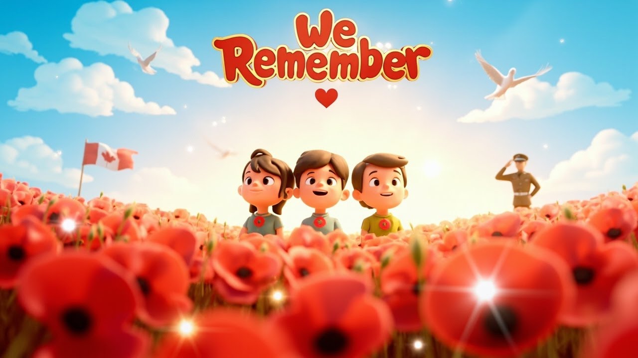 We Remember | Heartfelt Remembrance Day Song for Kids 🇺🇸