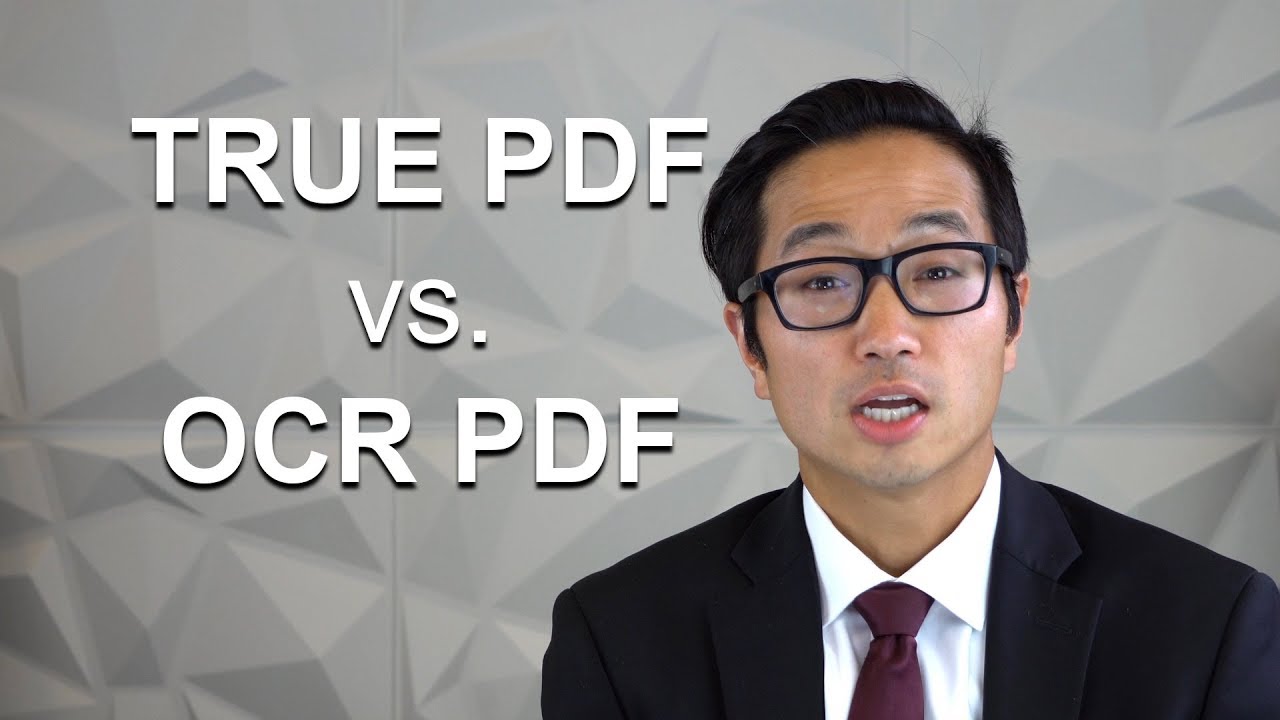 TRUE PDF vs. OCR PDF: Key Differences ⚖️