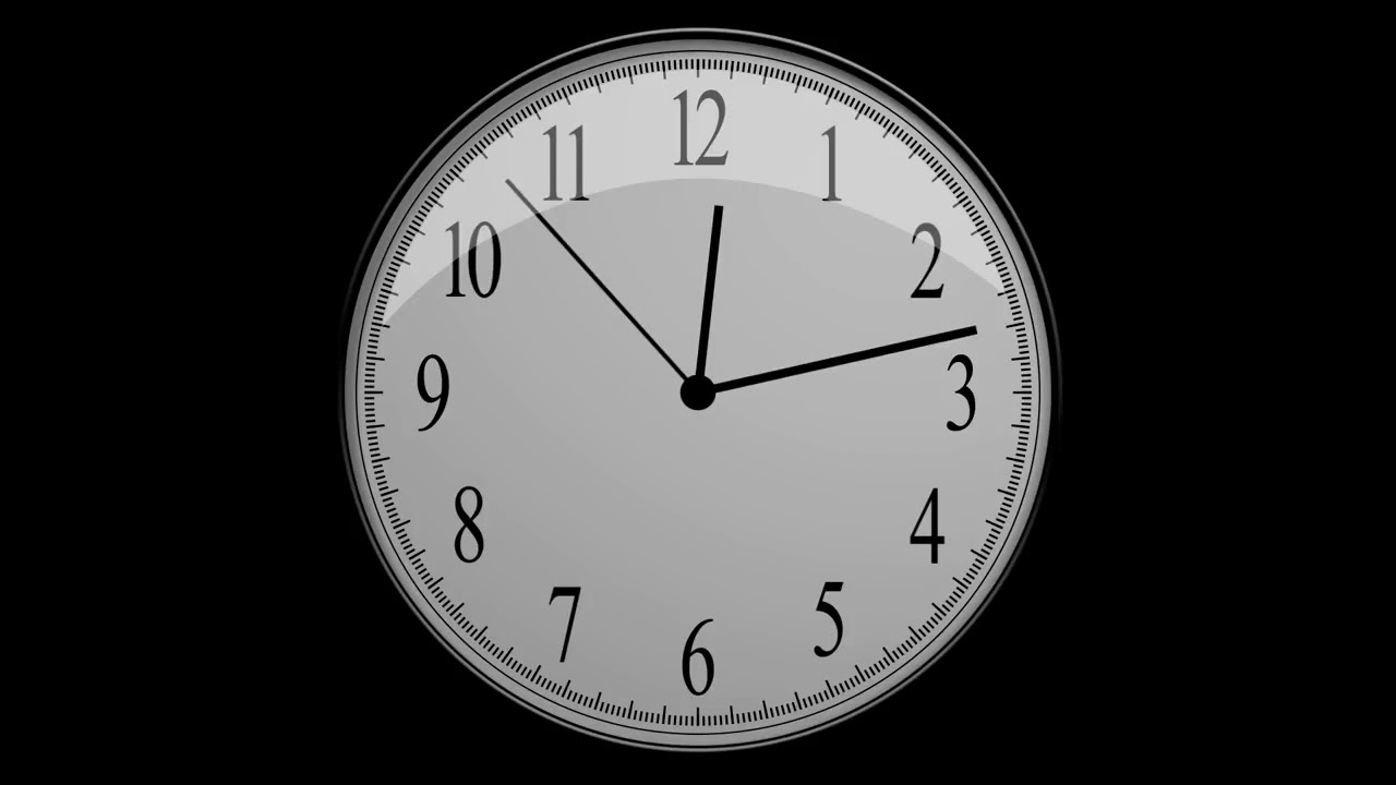 Classic 12-Hour Analog Clock ๐ฐ๏ธ