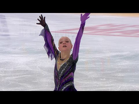 Елена Костылева. Девушки. Произвольная программа. Финал Гран-при России по фигурному катанию среди ю