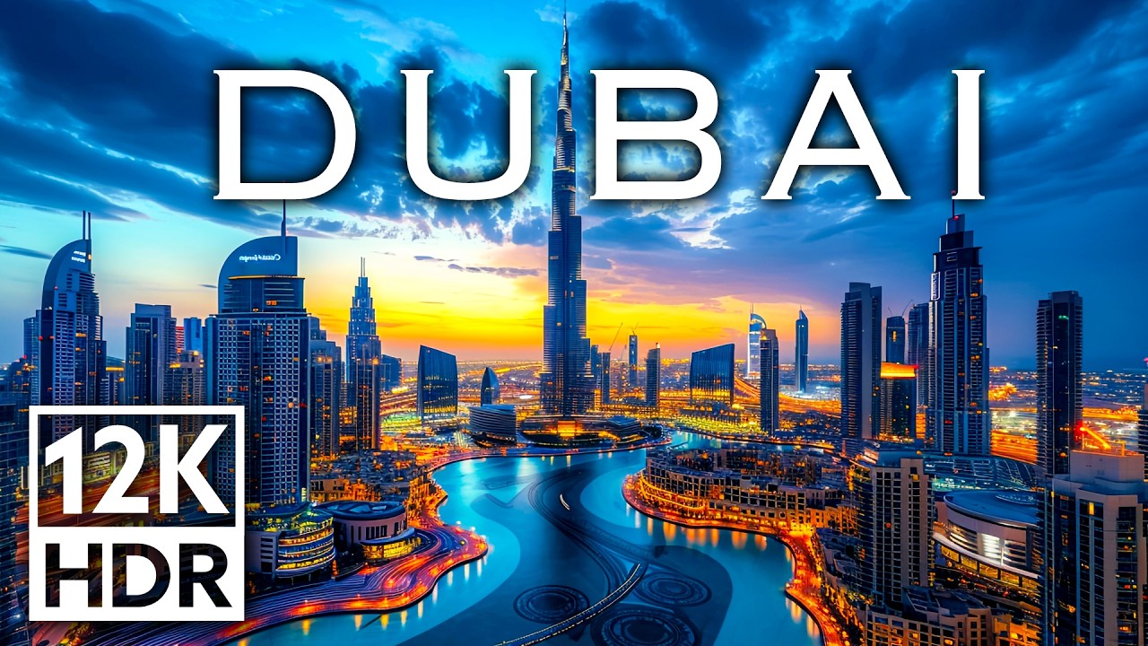 Stunning 12K Dubai Aerial Video in Ultra HD & Dolby Vision HDR (2024) 🌆
