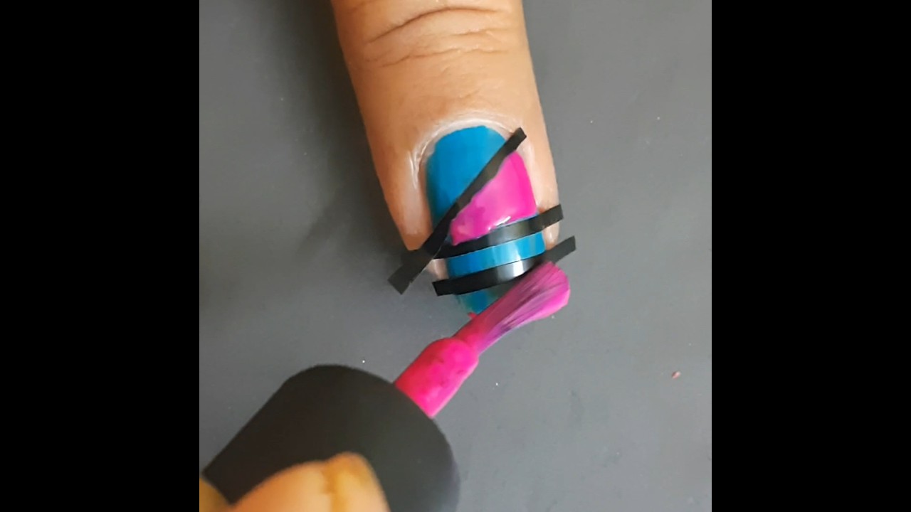 My Experience with Viral Black Tape Nail Art π¨