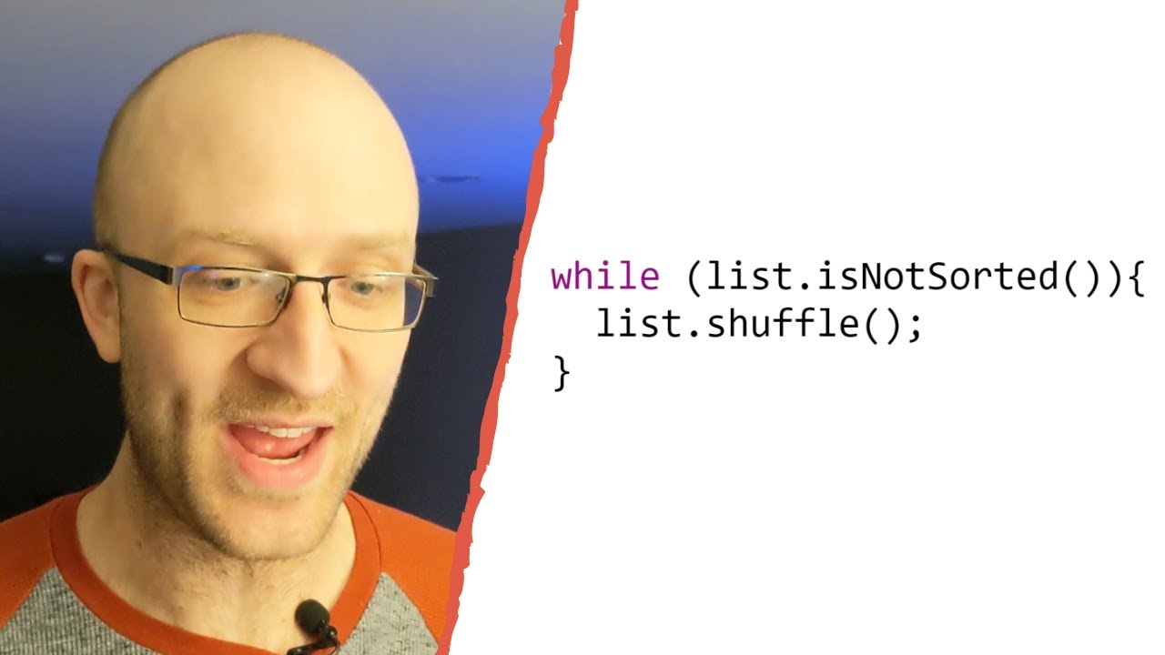 The Worst Sorting Algorithm Ever! ๐ | Bogo Sort Explained #shorts