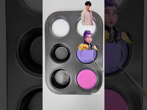 Kpop Demon Hunters Color Mixing (part 5)#kpopdemonhunters #short #golden #colormixing #kpop #shorts