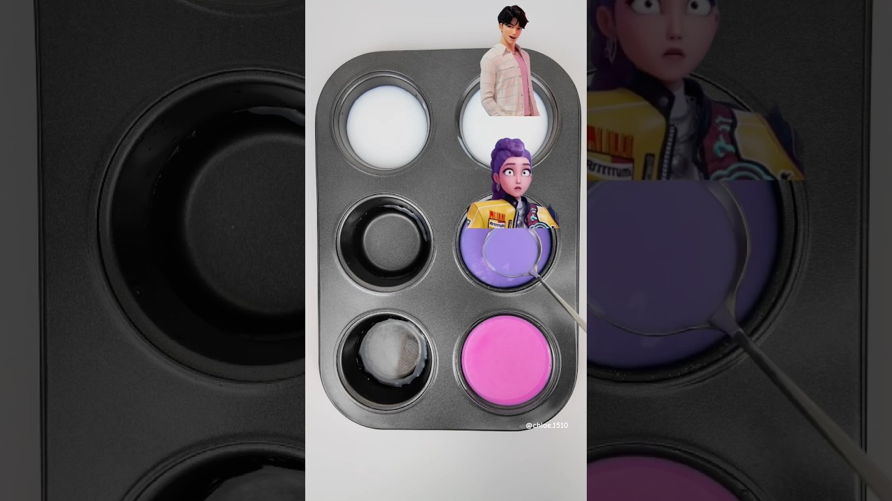 Kpop Demon Hunters Color Mixing (Part 5) | Golden Tones and Techniques