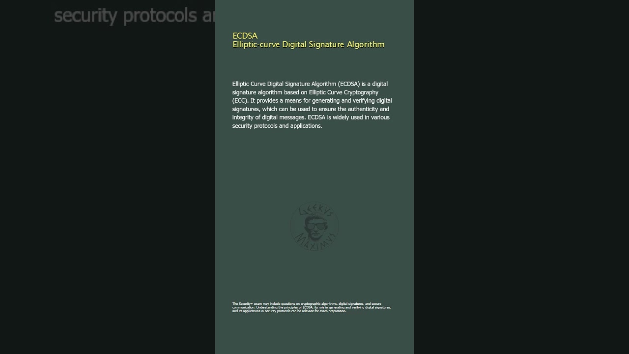 ECDSA Explained: Secure Digital Signatures with Elliptic Curve Cryptography 🔐