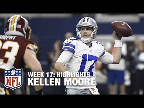 Kellen Moore Throws for 435 Yards & 3 TDs | Redskins vs. Cowboys | NFL Week 17 Highlights