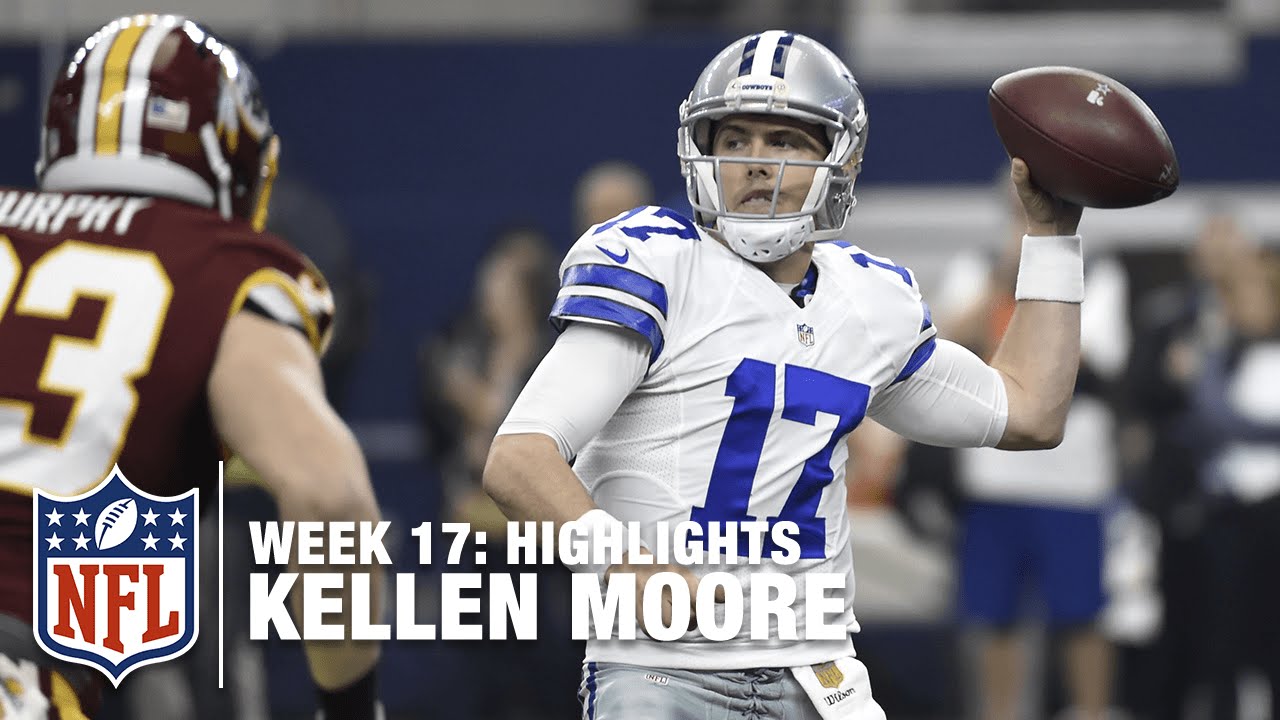 Kellen Moore Shines with 435 Yards & 3 TDs in Cowboys vs. Redskins | NFL Week 17 Highlights 🏈