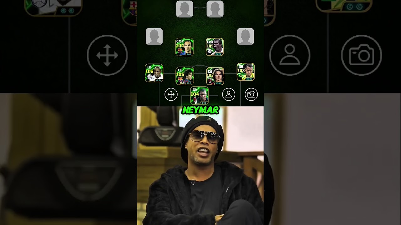 Ronaldinho Reveals His Ultimate Team 😱🔥