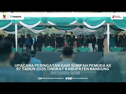 Upacara Peringatan Hari Sumpah Pemuda ke-97 Tahun 2025 Tingkat Kabupaten Bandung