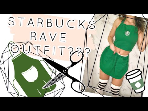 STARBUCKS RAVE OUTFIT? | DIY OUTFIT