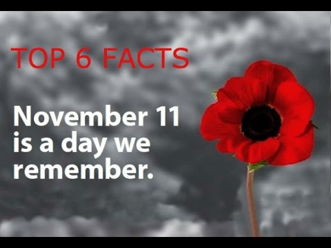 TOP 6 Top 6 Facts About Remembrance Day 🇨🇦