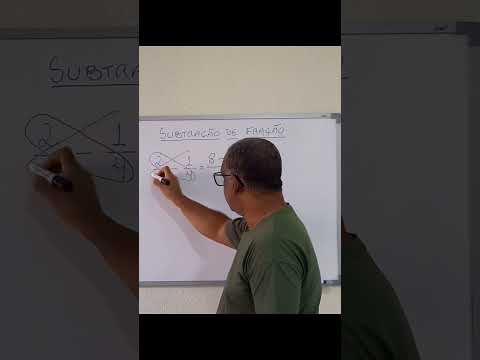 SUBTRAÇÃO de FRAÇÃO do jeito RÁPIDO #enem #encceja #eja #matematica #fração  #dicasdematematica