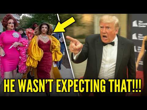 WATCH: Trump SNAPS as Drag Queens CRASH HIS EVENT