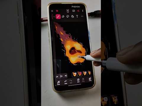 I Made Meteor Animation In Mobile. #shorts