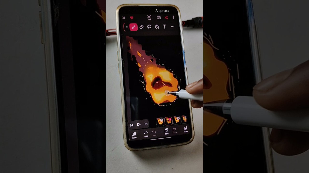 Create Stunning Meteor Animations on Your Mobile 📱 #Shorts