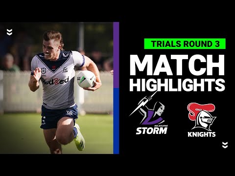 Storm v Knights Match Highlights | Pre-Season Trials Round 3 | NRL