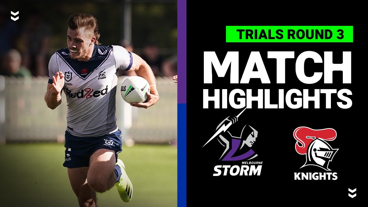 NRL Pre-Season Showdown: Storm vs Knights Highlights ๐