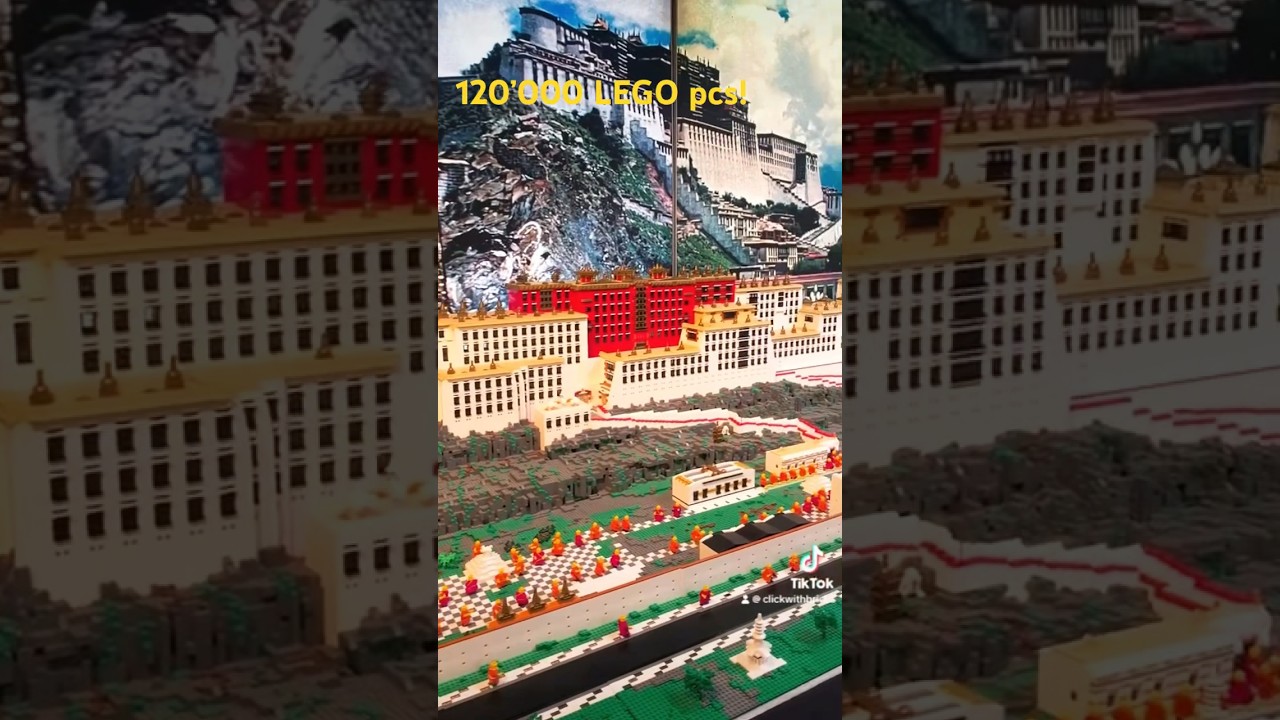 Stunning Lego Model of Potala Palace 🏯