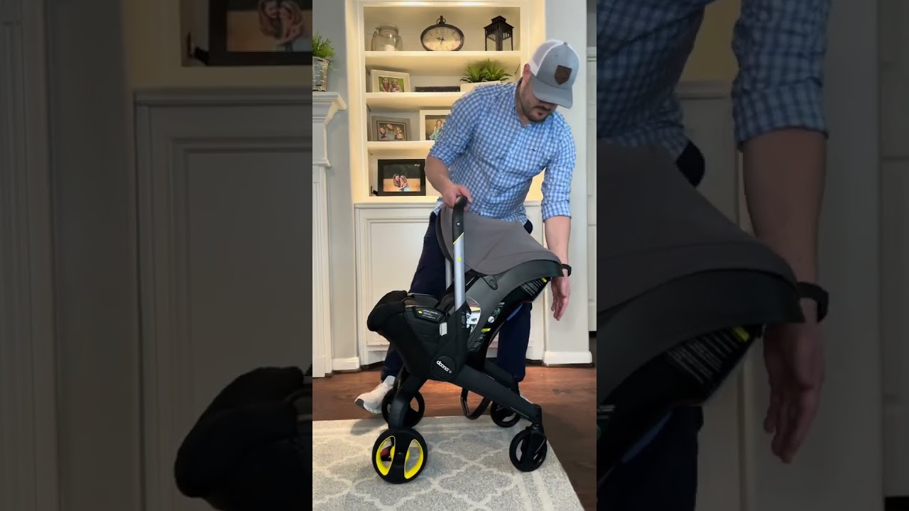 Folding the Doona Car Seat & Stroller Made Easy 🚗