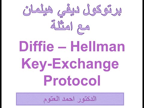 بروتوكول Diffie   Hellman لتبادل المفاتيح