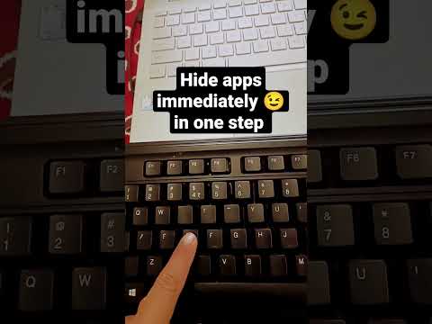 Hide apps on laptop/PC in one shortcut #shorts #computershortcutkeys #trendingshorts #viralshorts