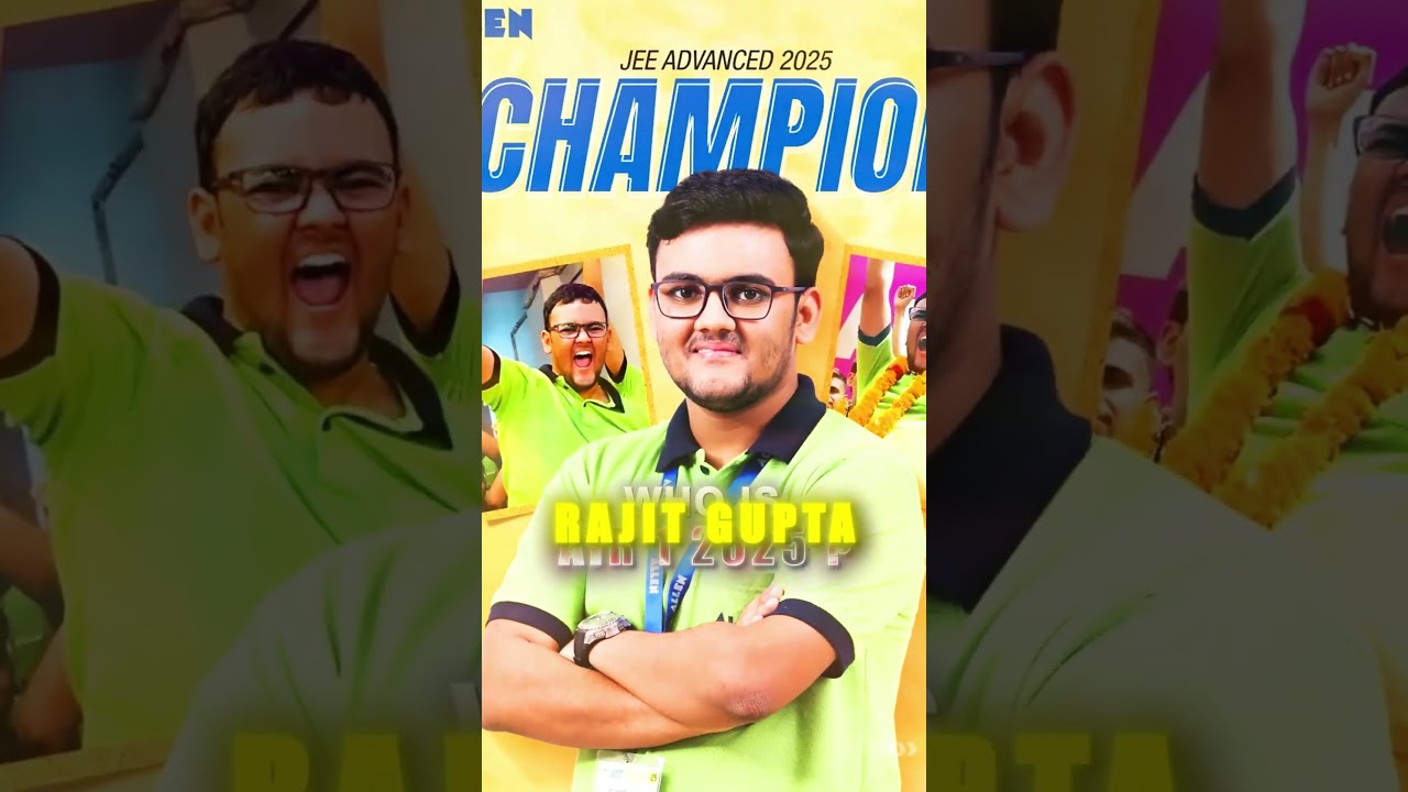 AIR 1 2025 JEE Advanced | IIT Motivation 🔥