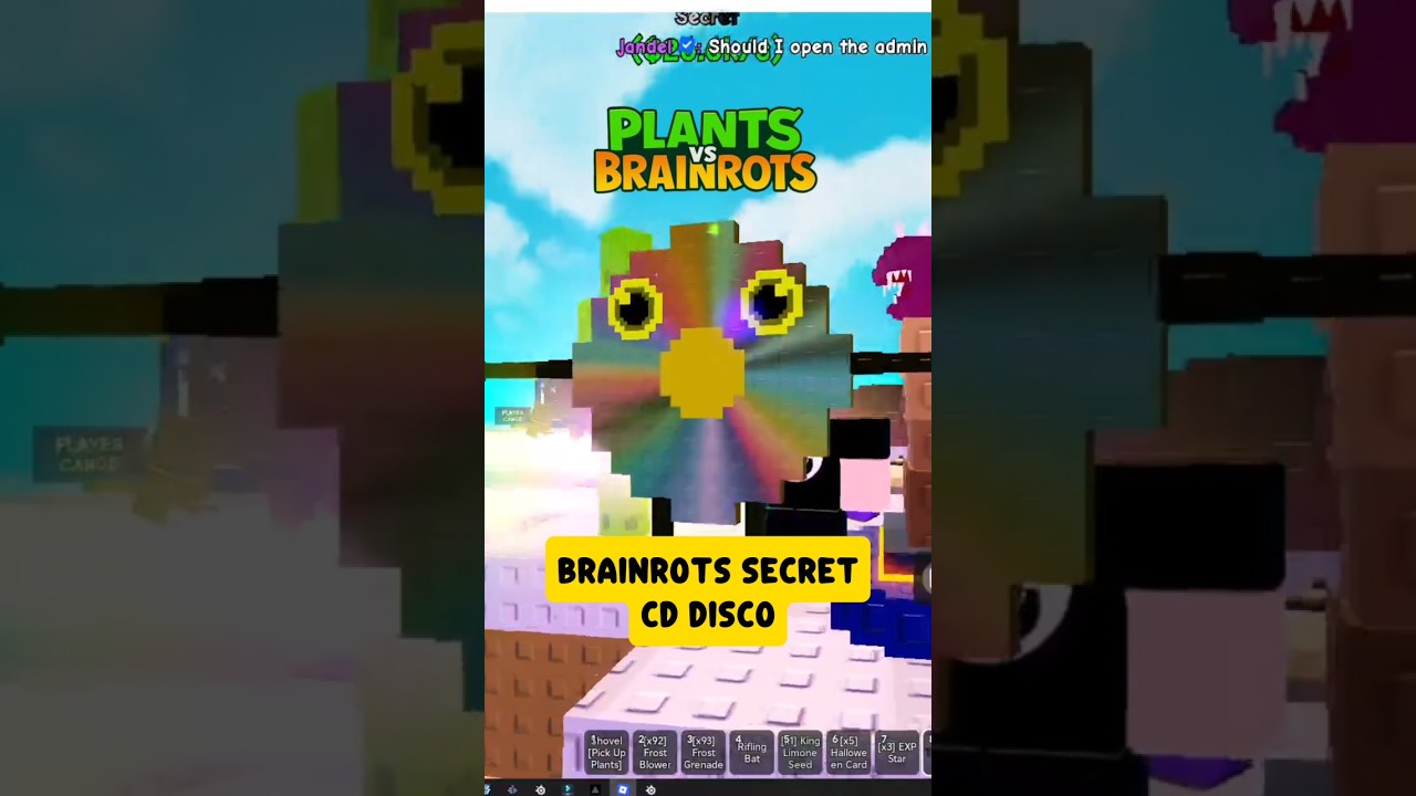 Rahasia Baru Brainrots dalam Bentuk CD di Plants vs Brainrots Roblox