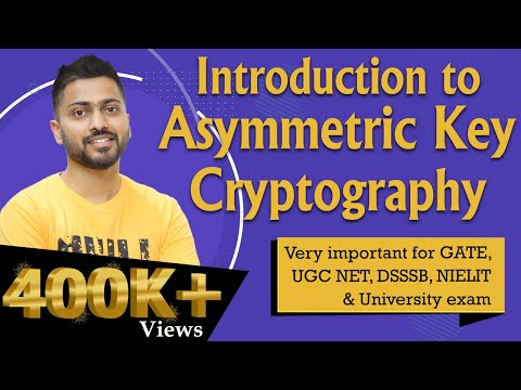 Lec-83: Asymmetric key Cryptography with example | Network Security